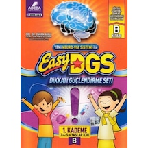 Easy Dikkati Güçlendirme Seti 3-6 Yaş B Kitapçığı - Qhdh-618770