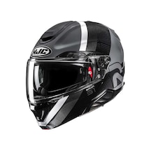 Hjc Rpha91 Fensh Mc5 Çene Açılır Kask Siyah - Beyaz - Gri