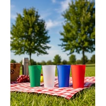 350ml 4'lü Renkli Kokusuz Kırılmaz Sofra Ve Piknik Bardağı Opak Şeffaf-mavi-yeşil-kırmızı 350ml 4'lü Renkli Kokusuz Kırılmaz Sofra Ve Piknik Bardağı Opak Şeffaf-mavi-yeşil-kırmızı