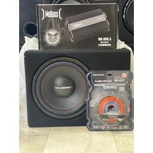 Soundmax Sx-fc12 30cm Paket Mobass 4kanallı Anfi 2400w Plc Kablo