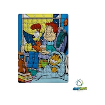 Garfield 99 Parça Ayaklı Puzzle Dekoratif Çocuk Yapbozu 0244