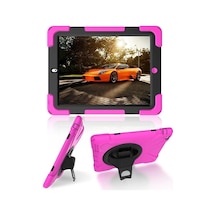 Apple iPad Uyumlu, 2/ipad 3/ipad 4/shockproof 3 Katmanlı Standlı Zırh Kılıf- 5775