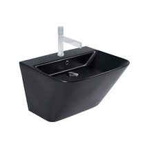 Paluci Vella Matt Black Monoblock Lavabo Sırlı