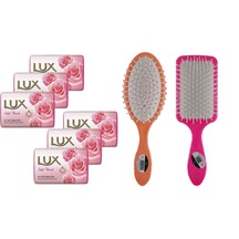 Lux Sabun 80gr Soft Touch 6 Adet Saç Fön Fırçası Renkli Tarak