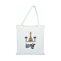İzmir Baskılı Bez Çanta - İzmirli Çanta Renkli
