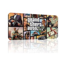 Gta 5 Kaymaz Dikişli Kauçuk Oyuncu Mousepad V2 - 90x40 Xxl Gaming Mouse Pad Fare Altlığı