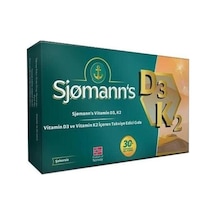 Sjomann's D3k2 30 Çiğneme Tableti Sjomann's D3k2 30 Çiğneme Tableti