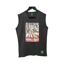 Top Glory Mixd Tank Top Kolsuz Sporcu Tshirt Siyah