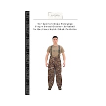 Astrid T Kar Sporları Doğa Yürüyüşü Single Sword Outdoor Softshell Su Geçirmez Kışlık Erkek Pantolon Çok Renkli