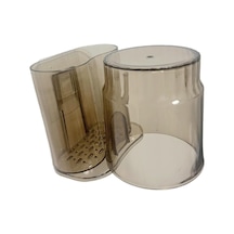 Suntek Diş Fırçası Ve Macunu Tutucu Bardak Modern Kahverengi Diğer