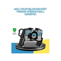 Dört Parmak Destekli Mobil Gamepad Tetikli Oyun Kontrolcüsü Mh-hs0667-0239