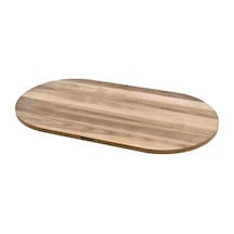 Masifart Pata Ceviz 160 Lık Oval Tabla Cilasız Ham Ahşap