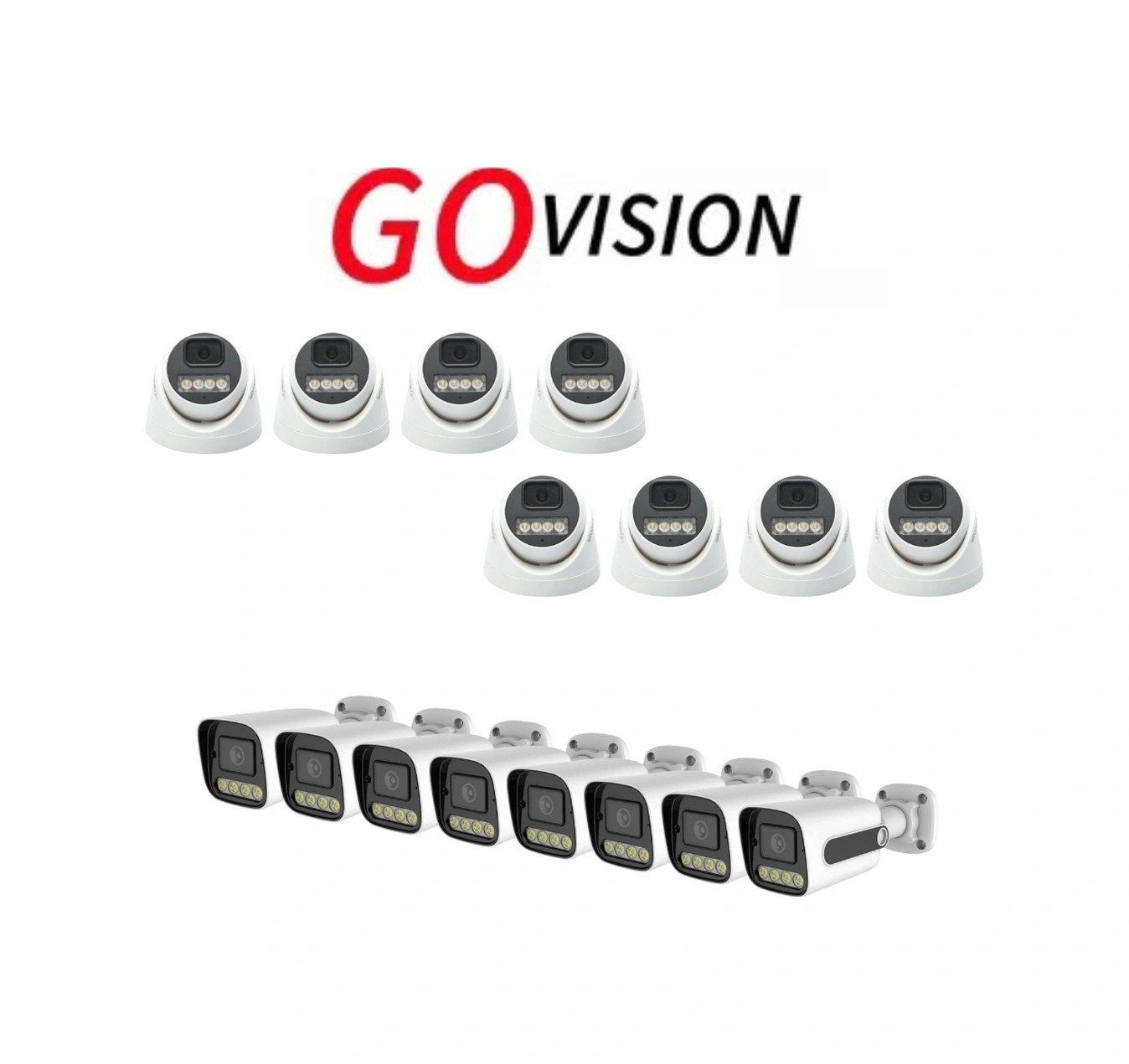 16 Adet 4mp 4k Ultra Ip Kamera