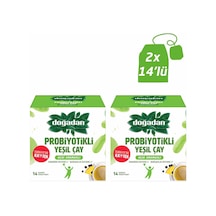 Doğadan Probiyotikli Yeşil Çay Açai Ananaslı 2 x 14'lü
