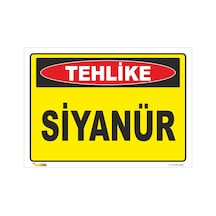SİYANÜR LEVHASI