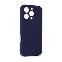 Ilkeshop Newface iPhone Uyumlu 16 Pro Kılıf First Silikon - Lacivert