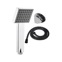 Quadro Duş Başlığı + Siyah Duş Hortumu + Mafsal Duş Takımı Duş Seti Duş Seti Plastik Tr İthalatçı Fe Diğer