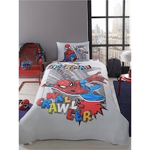 Disney Pike Takımı Fitted Tek Kişilik Spiderman Gri Wall