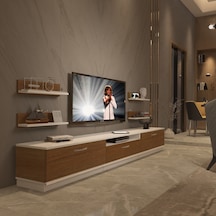 Decoraktiv Trendstyle 270r Slm Tv Ünitesi Tv Sehpası Beyaz - Ceviz