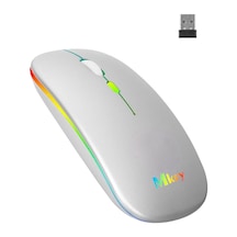 Mkey MK-109 RGB LED Kablosuz Mouse Optik Wireless Mouse Sessiz Mouse