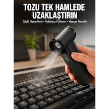 Yüksek Hızlı Kablosuz El Tipi Hava Üfleme Temizlik Cihazı Yeni Nesil Çok Renkli