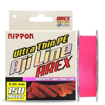 Aji Line Arex 150 Mt. Pink Aji İpi Aji İp Misina Aji Olta İpi 0,04mm