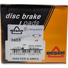 Beşer 3855 Arka Disk Balata Master-Movano