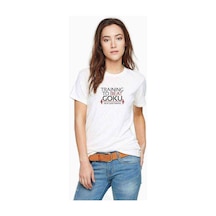 Dragon Ball Baskılı Beyaz Kadın Tshirt (534285131)