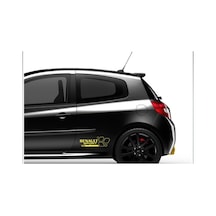 Renault Sport Yazılı Altıgen Desenli Sticker Etiket Modeli