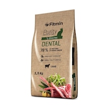 Fitmin Purity Dental Taze Kuzu Etli Yetişkin Kedi Maması 1500 G