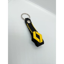 Anahtarlık Silikon Renault Sarı