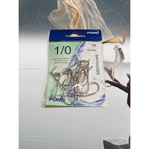 Uzun Pa.la Delikli Sap 1/0 Numara 18'li Paket Beyaz M-9946 Baitholder Olta Iğnesi