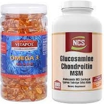 Ncs Glucosamine Chondroitin Msm 300 Tablet +  Ncs Omega 3 200 Softgel