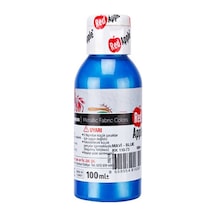 Red Apple Metalik Kumaş Boyası 100 Ml Mavi