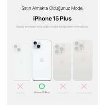 İphone İle Uyumlu Cyrstal Clear Şeffaf Silikon Kılıf Arkası Sert Polikarbonat Kenarları Yumuşak Tpu Silikon Premium Ultra Şeffaf Kılıf Kapak Matte Clear, 15 Plus Çok Renkli