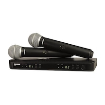 Shure BLX288E/PG58 Çift El Kablosuz Mikrofon Seti