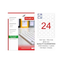 Tanex Tw-2140 40MMx100Ad. Lazer Yazıcı Etiketi