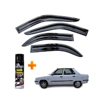 Renault 9 Mügen Cam Rüzgarlığı 4 Lü Takım +500ml Lastik Parlatıcı
