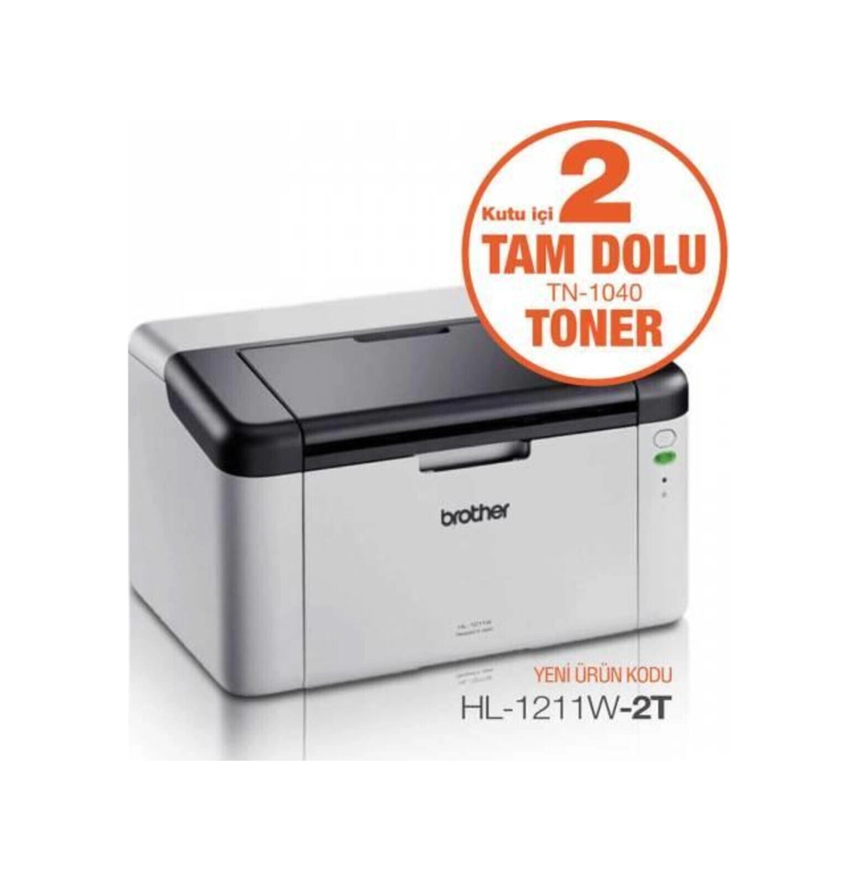 Hl-1211w Wifi Mono Lazer Yazıcı 2 Tonerli -116912