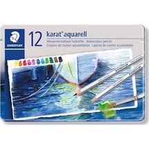 Staedtler Karat Aquarell Sulandırılabilir Kuruboya Seti 12 Renk