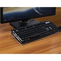 Klavye Standı Sehpası Klavye Yükseltici Pleksiglass Şeffaf 4 mm