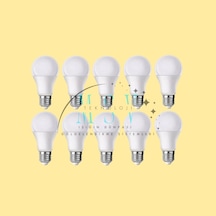 10 Adet 220v 9 Watt 3000k Günışığı Ack Led Ampül E27 Duy Ip20