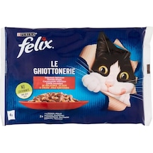 Multipack Sığır Ve Tavuklu Yetişkin Yaş Kedi Maması 1 Adet 4x85 Gr