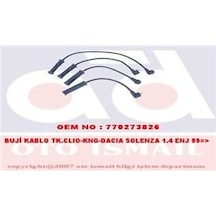ÜNÜVAR 826 BUJI KABLOSU CLIO II SYMBOL KANGOO / LOGAN SOLENZA 1.4