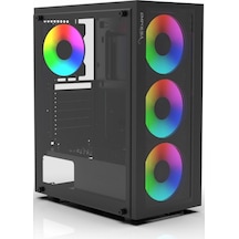 Inca Empousa Emg-15xn 650w Usb 3.2 Argb Atx Mid Tower Siyah Kasa