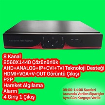 8 Kanal Ahd Kayıt Cihazı