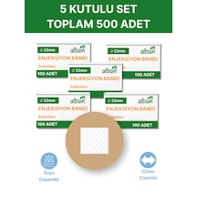 Enjeksıyon Flaster 22mm 500 Adet 5 Li Paket
