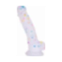 Red Fox Silikon Realistik Gökkuşağı Dildo 18cm