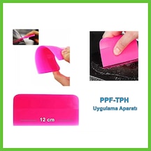 Bezos Ppf/tph Silikon Çekçek Ragle Cam Filmi Çekme Uygulama Aparatı Pembe 12x7.5cm Dmc