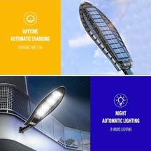 Novahub 168led Güneş Enerjili Uzaktan Kumandalı Sokak Lambası Dış Mekan Balkon Projektörüaçık Bahçe Avlu Hareket Sensörü Duvar Lambası 168led 168led